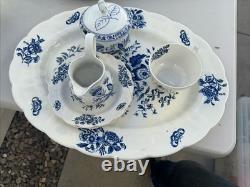 Vintage Johnson Brother England Ironstone Blue Willow Set of 56 Pieces England