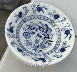 Vintage Johnson Brother England Ironstone Blue Willow Set of 56 Pieces England