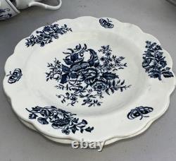 Vintage Johnson Brother England Ironstone Blue Willow Set of 56 Pieces England