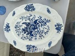 Vintage Johnson Brother England Ironstone Blue onion Set of 56 Pieces England