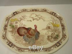 Vintage Johnson Brothers Barnyard King Large Turkey Platter