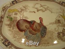 Vintage Johnson Brothers Barnyard King Large Turkey Platter