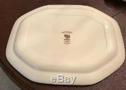 Vintage Johnson Brothers Barnyard King Turkey Platter 20 1/2 X 16 England