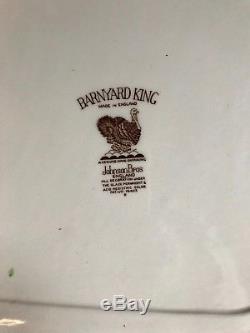 Vintage Johnson Brothers Barnyard King Turkey Platter 21 x 16