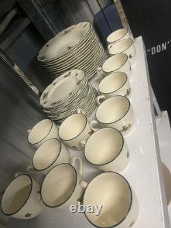 Vintage Johnson Brothers Brookshire small plate, tea cups & soup bowl set