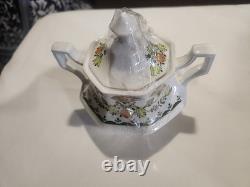 Vintage Johnson Brothers Bros Greenfield China Set Plate Sugar Creamer Lot Of 28