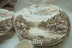 Vintage Johnson Brothers China Old English Countryside 56 Pc Service For 8