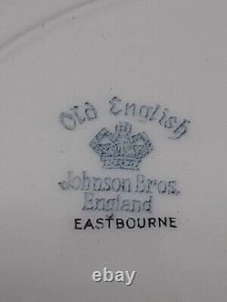 Vintage Johnson Brothers Eastbourne 10 Dinner Plates (8)