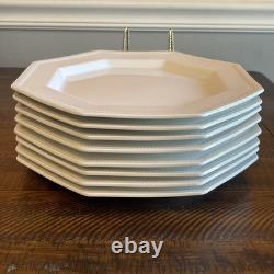 Vintage Johnson Brothers England Heritage White 10Dinner Plates Set Of 8