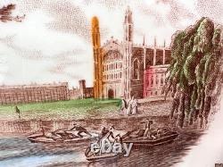 Vintage Johnson Brothers English Old Britain Castles Brown Transferware 55 Piece