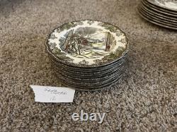 Vintage Johnson Brothers Friendly Village 66 Pc China Dinnerware Set Variety ENG