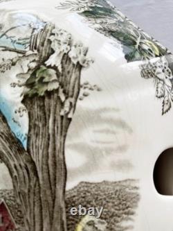 Vintage Johnson Brothers Friendly Village Rectangular Soup Tureen & Lid