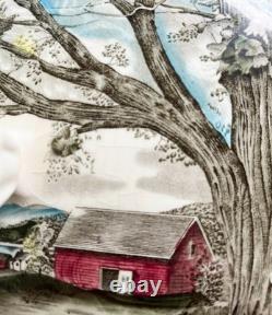 Vintage Johnson Brothers Friendly Village Rectangular Soup Tureen & Lid