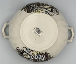 Vintage Johnson Brothers Friendly Village Soup Tureen 6.5 PT Bowl Lid No Spoon