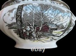 Vintage Johnson Brothers Friendly Village Soup Tureen Unused Mint Condition