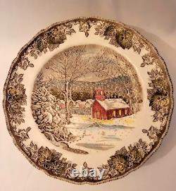 Vintage Johnson Brothers Friendly Village The School House Dinner Plates 7