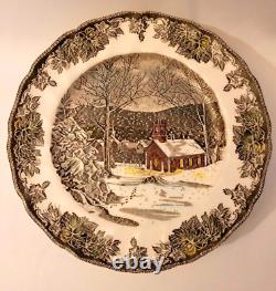 Vintage Johnson Brothers Friendly Village The School House Dinner Plates 7