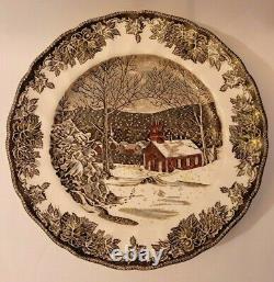 Vintage Johnson Brothers Friendly Village The School House Dinner Plates 7