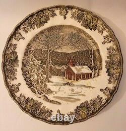 Vintage Johnson Brothers Friendly Village The School House Dinner Plates 7