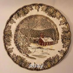 Vintage Johnson Brothers Friendly Village The School House Dinner Plates 7