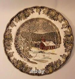 Vintage Johnson Brothers Friendly Village The School House Dinner Plates 7