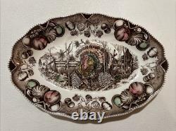 Vintage Johnson Brothers Gravy Underplate/Relish Dish His Majesty Turkey England