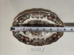 Vintage Johnson Brothers Gravy Underplate/Relish Dish His Majesty Turkey England