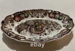Vintage Johnson Brothers Gravy Underplate/Relish Dish His Majesty Turkey England