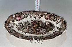 Vintage Johnson Brothers Gravy Underplate/Relish Dish His Majesty Turkey England