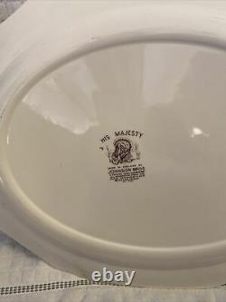 Vintage Johnson Brothers His Majesty Huge Turkey Platter 20X15.75 Thank