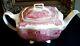 Vintage Johnson Brothers Old Britain Castles Pink 6 Tall Teapot And Lid