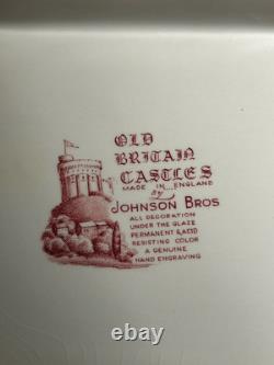 Vintage Johnson Brothers Old Britain Castles Pink Soup Tureen England