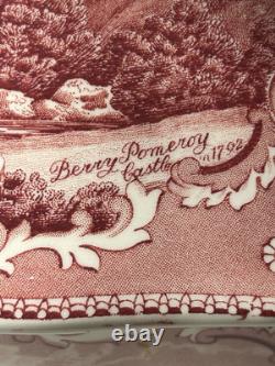 Vintage Johnson Brothers Old Britain Castles Pink Soup Tureen England