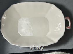 Vintage Johnson Brothers Old Britain Castles Pink Soup Tureen England