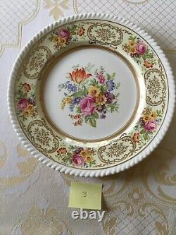 Vintage Johnson Brothers Old English 6 dinner plates Belford pattern 10.75 dia