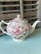 Vintage Johnson Brothers Rose Chintz English Teapot Made In England Stamp