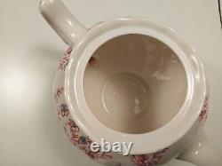 Vintage Johnson Brothers Rose Chintz Floral TEAPOT with lid Excellent Euc