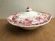 Vintage Johnson Brothers Strawberry Fair Round Covered Vegetable Bowl W Lid