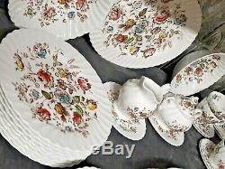 Vintage Johnson Brothers Staffordshire Bouquet China Set 57 pieces