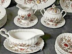 Vintage Johnson Brothers Staffordshire Bouquet China Set 57 pieces