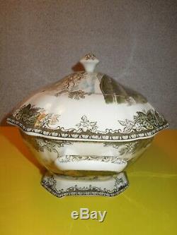Vintage Johnson Brothers The Friendly Village XLarge Soup Tureen with Ladle