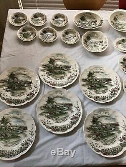 Vintage Johnson Brothers The Road Home England set Of 42 Pieces