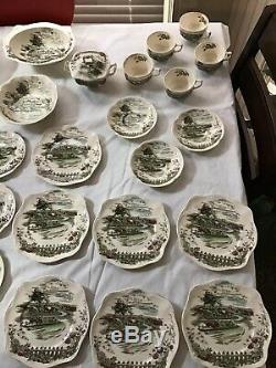 Vintage Johnson Brothers The Road Home England set Of 42 Pieces