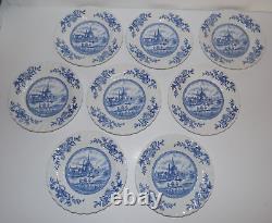 Vintage Johnson Brothers Tulip Time Tea Snack Set for 8