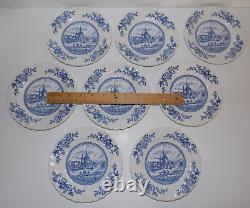 Vintage Johnson Brothers Tulip Time Tea Snack Set for 8