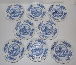 Vintage Johnson Brothers Tulip Time Tea Snack Set for 8