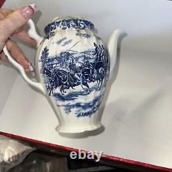 Vintage Johnson Brothers Tulip time Teapot Coffee Pot