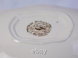 Vintage Johnson Brothers Wild Turkeys Native American Windsor Ware Gravy Boat