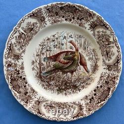 Vintage Johnson Brothers Woodland Wild Turkeys Dinner Plate