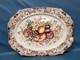 Vintage Johnson Windsor Ware Harvest 20 Oval Serving Platter Thanksgiving
